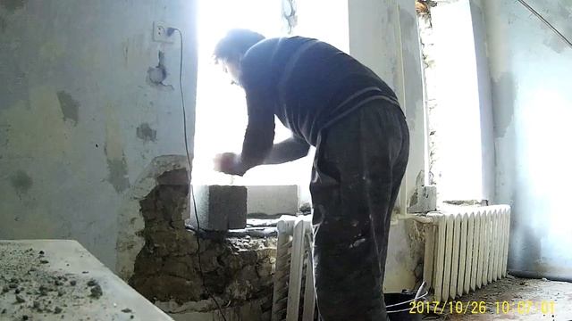 Ремонт. Старый дом. часть 2. Уменьшаем оконные проемы.