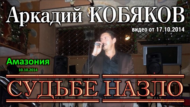 Аркадий Кобяков - Судьбе назло/ Москва,10.10.2014