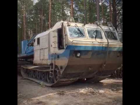 Работа вездехода Витязь ДТ30МНЛ