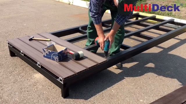 Монтаж террасной доски MultiDeck | ДПК