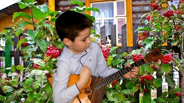 "Под горою калина" игра на балалайке. Бердская детская музыкальная школа им. Г.В. Свиридова