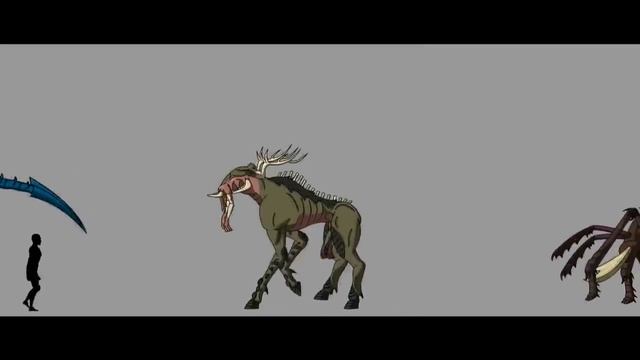 Сравнение размеров МОНСТРОВ из ФИЛЬМОВ (MOVIE MONSTERS)