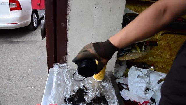 Замена масла на дизельной Киа Соренто II 2.2 CRDI. (Oil change on diesel Kia Sorento II 2.2 CRDI.)