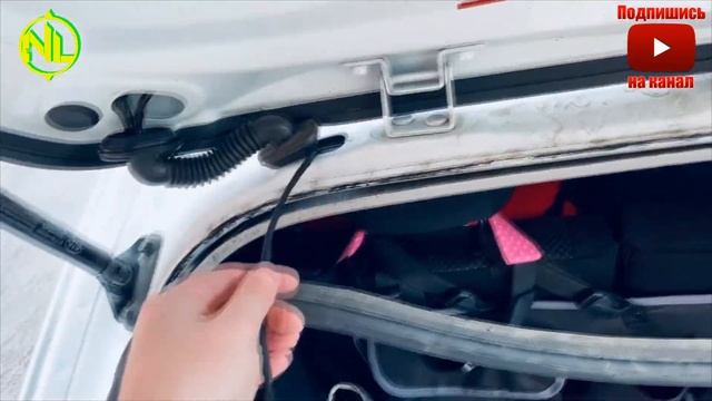 Как установить и провести камеру заднего вида на Kia Rio X /