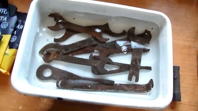 убрать удалить очистить ржавчину ключи  иж 49