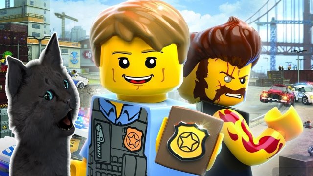 СУПЕР КОТ В ГТА ДЛЯ ДЕТЕЙ ЛЕГО СИТИ ? Lego City Undercover ? ОЧЕНЬ СТРАШНЫЙ ПОЛЕТ ЧЕЙЗА В БЕЗДНУ