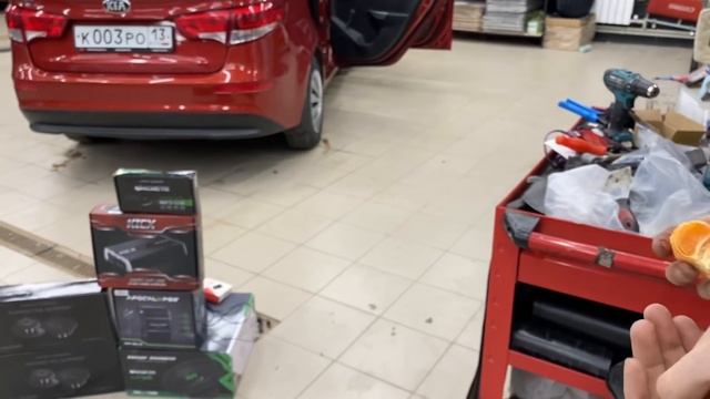 Аудиосистема в Киа Рио / Kia Rio . Громкий автозвук по штатным местам + скрытая установка усилителе