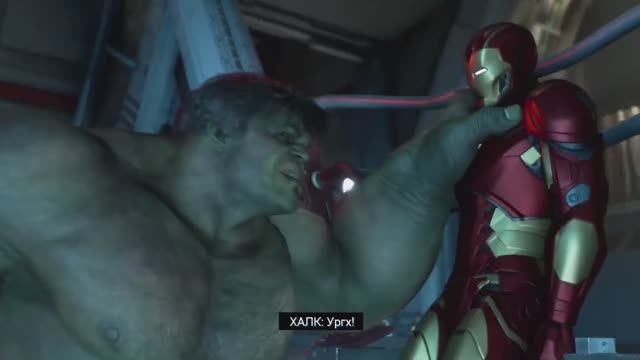 Драка Халка с Железным человеком Marvels Avengers Hulk VS Ironman