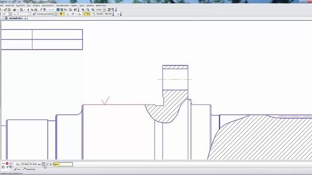 Простановка размеров и обозначений в Компас 3D