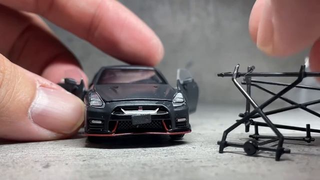 1:64 Era Car Nissan GT-R (R35) Nismo Matte Black Camera Car