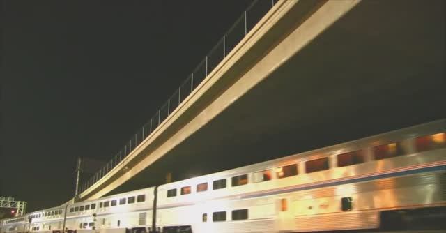 Красивое Видео Ночных Поездов в Америке США. Железные дороги Соединенных Штатов Америки