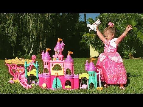 ✿ ЗАМОК ПРИНЦЕССЫ Авроры Игры Для Девочек Disney Princess Play Castle Toys Видео для Детей Принцессы