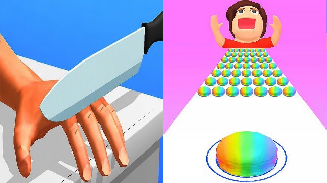 Мобильные игры ASMR Slicing и Pancake Run прохождение, геймплей и новые уровни для Android и iOS