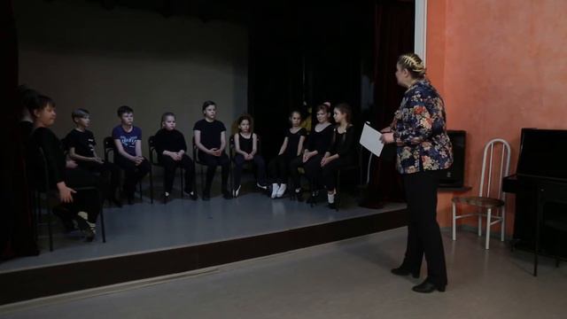 открытый урок по актерскому мастерству "действие и чувство"