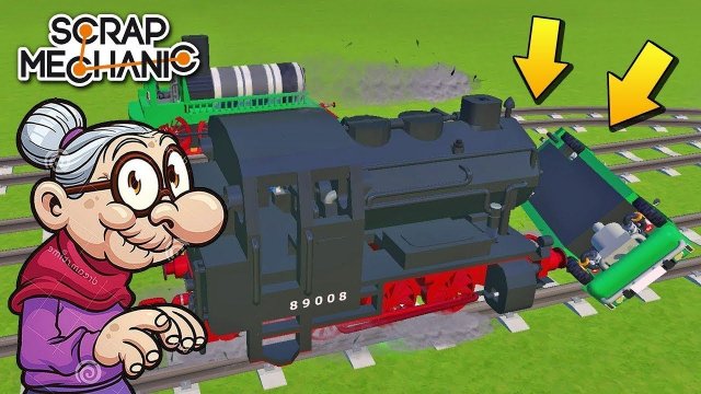 БАБКА ПОШЛА УЧИТСЯ НА МАШИНИСТА МУЛЬТИК в Scrap Mechanic СКРАП МЕХАНИК