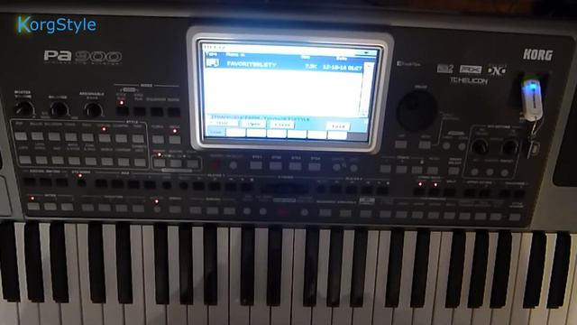 Загрузка стилей для- Korg Pa 300,600,900
