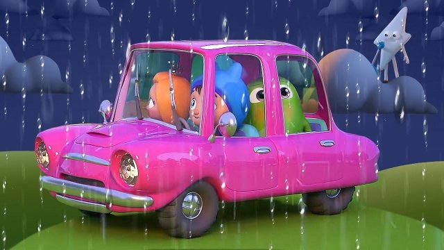 Клипы для малышей - Песенка ДОЖДЬ - Музыкальные мультики для малышей Сина и Ло