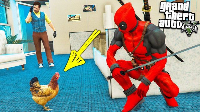 КАК ДЭДПУЛ ПОЙМАЛ И УБИЛ СОСЕДА! ПРИВЕТ СОСЕД В ГТА 5 МОДЫ! ОБЗОР МОДА В GTA 5! видео игра mods