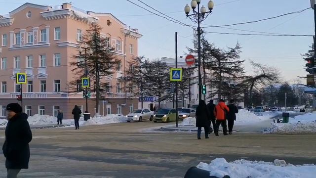 Прогулка на авто по Магадану и центру города. Конец Ноября 2019. Снежный и зимний Магадан 2019