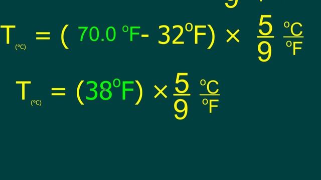 How to convert degrees Fahrenheit to degrees Celsius. Converting F to C.