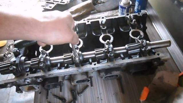 Восстановление постелей распредвала ЗМЗ 406 (Сломан передний бугель)