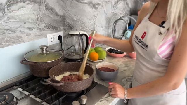 Рецепт печени / рецепт блюда на ужин / готовим на антипригарной посуде Традиция