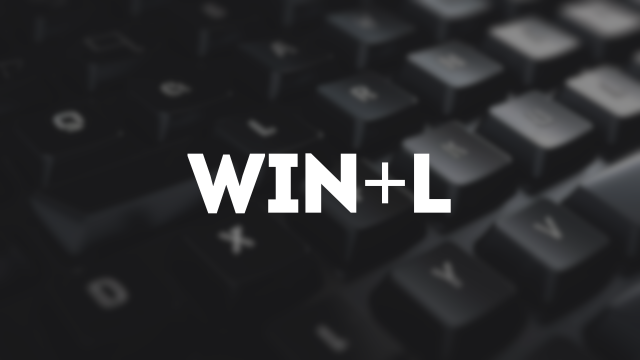 Клавиша Windows +L Сочетание клавиш на windows 10. Горячие клавиши на компьютере.