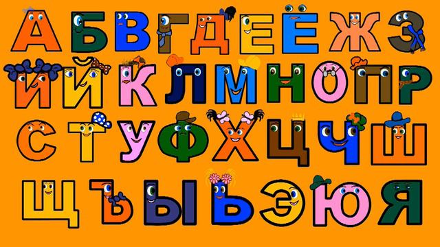 песенка алфавит. учим буквы