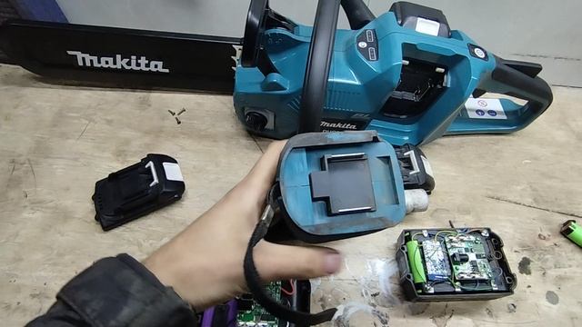 Аккумуляторная пила makita доработка китайских акб