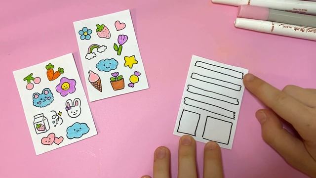 Как сделать Личный Дневник для Уточки Лалафанфан | Туториал на канцелярию Lalafanfan duck