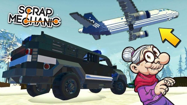 БАБКА УЛЕТАЕТ ОТ ФСБ В ЕГИПЕТ МУЛЬТИК в СКРАП МЕХАНИК Scrap Mechanic
