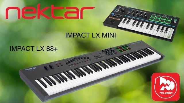 MIDI клавиатура NEKTAR IMPACT LX 88+ и IMPACT LX MINI