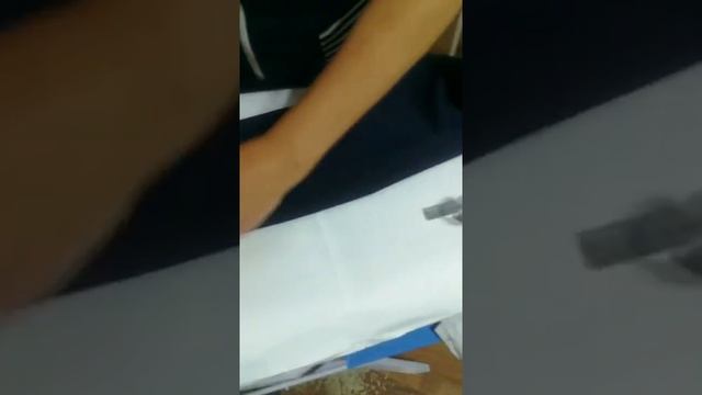 Подгиб брюк с клеевой паутинкой