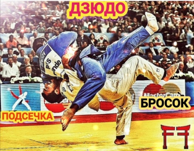 Дзюдо. Красивые броски, подсечки