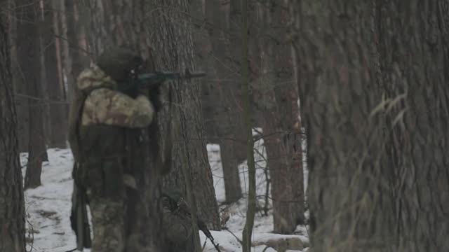 Занятия по боевой подготовке в тыловом районе зоны СВО