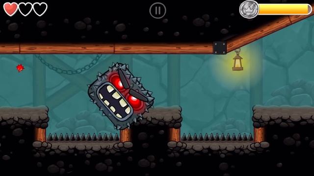 ИГРАЮ ЗА БОССА в игре красный шарик про New Red Ball 4 .