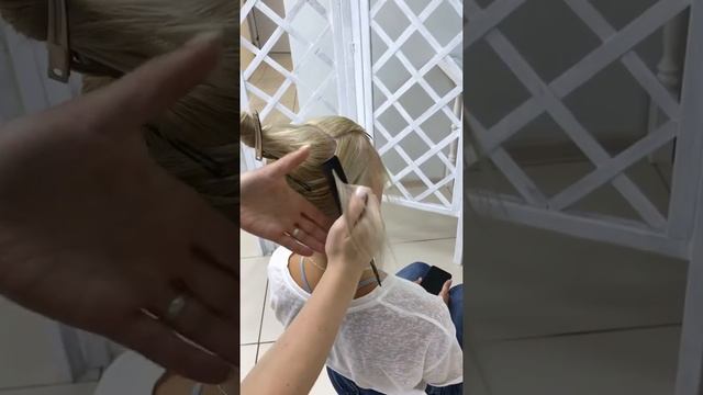 Как закрепить хвост на короткие волосы