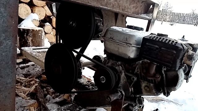 Самодельный дровокол