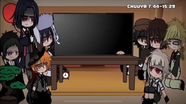 BSD react to Osamu Dazai and Chuuya Nakahara ! (part 1/?) soukoku!!