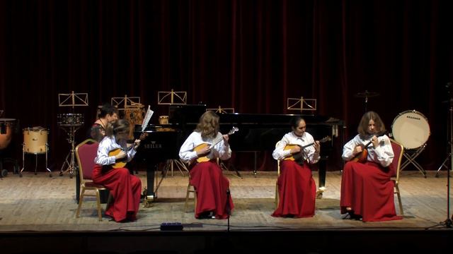 Русская народная песня "Ах вы сени, мои сени" в обр. А.Шалова, переложение Дарья Будаговой