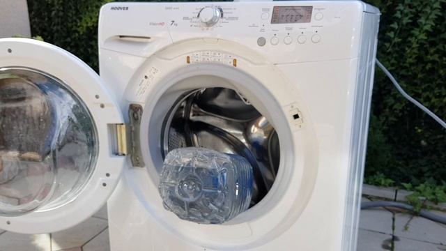 Stress test: 6L Water Bottle VS Hoover washing machine (Gone WRONG AGAIN)