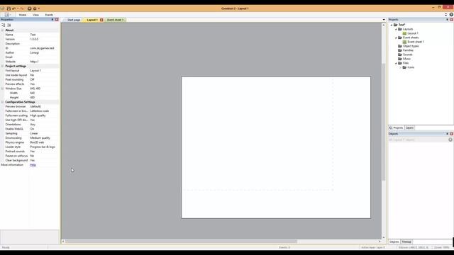 Construct 2 Урок 1 [Интерфейс]