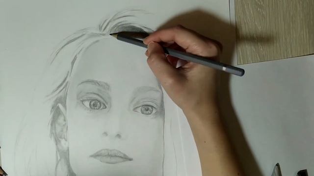 Портрет карандашом по фото. А3