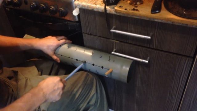 Самодельная перосъёмная насадка на дрель.