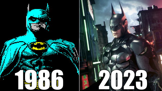 Эволюция серии игр про Бэтмена [1986-2023]