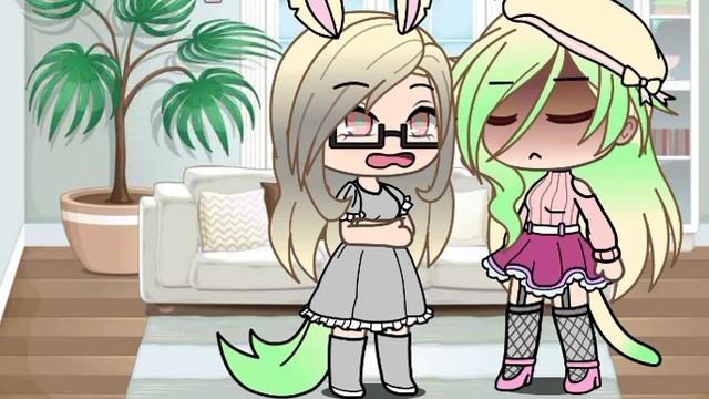 бабушка vs мама (моей ос Ангелина) gacha life