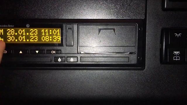 Ручной ввод на тахографе после паузы 45 часов.