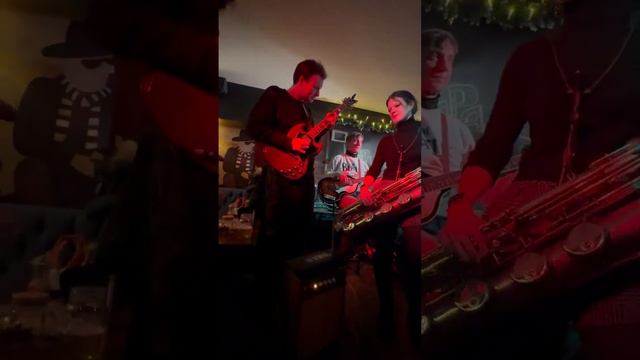 Сергей Савин, соло на джеме. Папа блюз