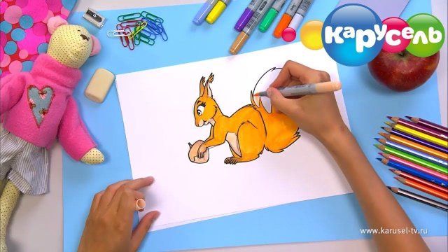 Как нарисовать белку? Как нарисовать #2