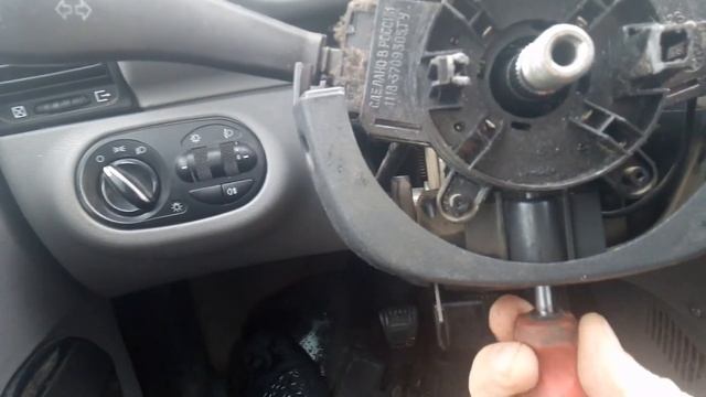 Лада Калина 1  (LADA Kalina) Замена руля